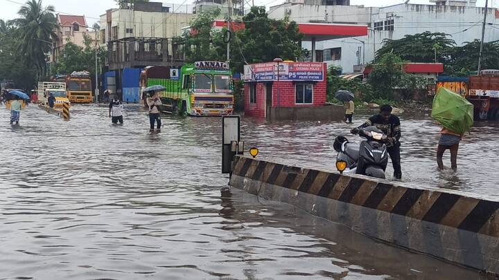 The rain has claimed the lives of two people in Chennai | Credit: ANI