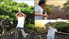 ਹੱਥ ਜੋੜ ਕੇ - ਸਿਰ ਝੁਕਾ ਕੇ ਜਨਮ ਦਿਨ 'ਤੇ ਸ਼ਾਹਰੁਖ ਖਾਨ ਨੇ ਇਸ ਤਰ੍ਹਾਂ ਕੀਤਾ ਫ਼ੈਨਜ ਦਾ ਧੰਨਵਾਦ, ਵੇਖੋ ਤਸਵੀਰਾਂ