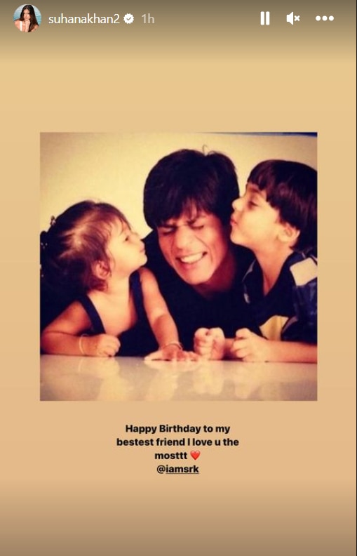 Shah Rukh Khan Birthday: Karan Johar Wishes His 'Bhai', Suhana Showers Love On Her Best Friend