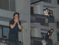 Shah Rukh Khan Photos: બર્થ ડે પર શાહરૂખ ખાનનો ઓલ બ્લેક લુક, આ અંદાજમાં ફેંસને મળવા ‘મન્નત’ની બાલ્કનીમાં આવ્યો ‘બાદશાહ’