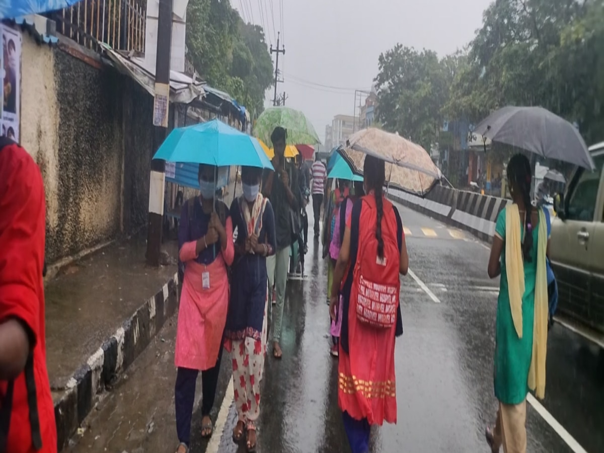 Kanchipuram : காஞ்சிபுரம் மாவட்டத்தில் இந்த பகுதிக்கு மட்டும் விடுமுறை.. செங்கல்பட்டில் நிலவரம் இதுதான்..