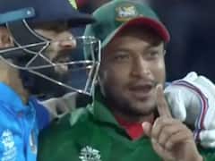 WATCH: Shakib Walks Up To Kohli To 'Chat' After His Umpire Gesture During IND Vs BAN T20 WC Game