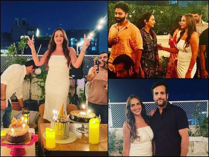 Esha Deol Birthday Party: 'धूम' एक्ट्रेस ईशा देओल बर्थडे पार्टी में व्हाइट ड्रेस पहन बेहद ग्लैमरस अवतार में नजर आईं, तस्वीरों में एक्ट्रेस फैमिली और दोस्तों संग एंजॉय करती दिख रही हैं.