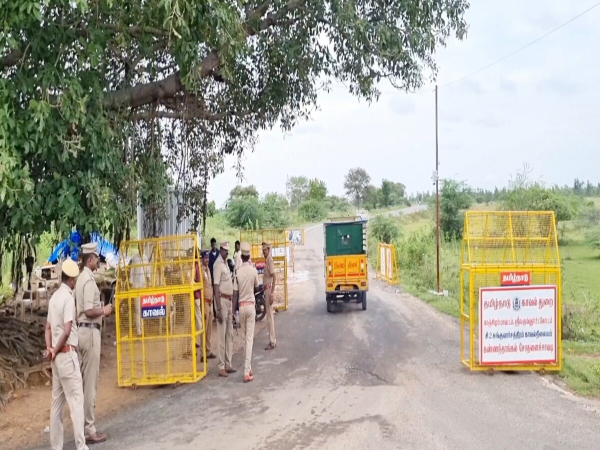 100-வது நாள் போராட்டம்; குவிக்கப்பட்ட ஏராளமான போலீஸ் - பதற்றத்தில் பரந்தூர்‌..!