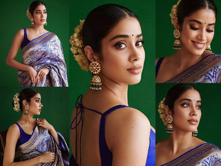 Janhvi kapoor saree photos: மிலி ப்ரோமோஷனில் நடிகை ஜான்வி கபூரின் லேட்டஸ்ட் புகைப்படங்களை இங்கு காணலாம்.