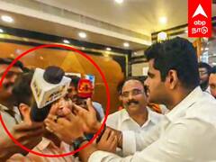 Annamalai to Reporters : செய்தியாளர் கன்னத்தை கிள்ளி பாசத்தை பொழிந்த அண்ணாமலை.