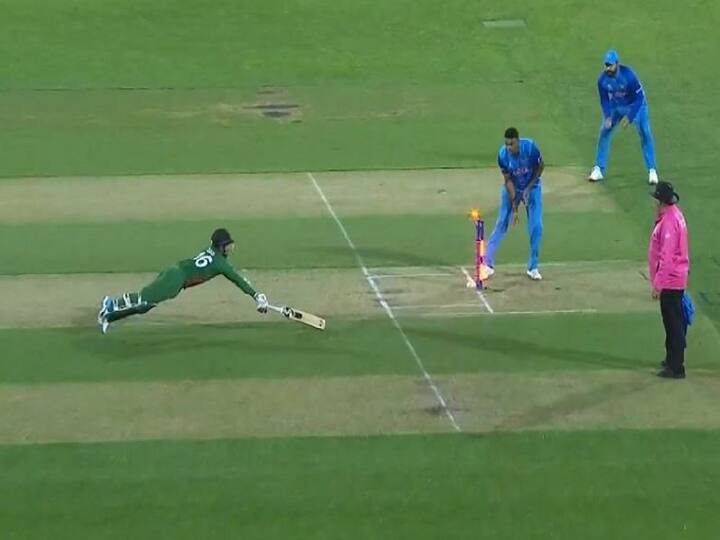 T20 World Cup 2022: KL Rahul's incredible direct hit from outside the 30-yard circle that sent back on-fire Litton Das Litton Das Run Out:ఇండియా ,బంగ్లా మ్యాచ్ ను మలుపుతిప్పిన సీన్ ఇదే!