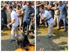 Rahul Gandhi: தன்னை தானே சாட்டையால் அடித்து கொண்டு நடமாடிய ராகுல்... வைரலாகும் வீடியோ...