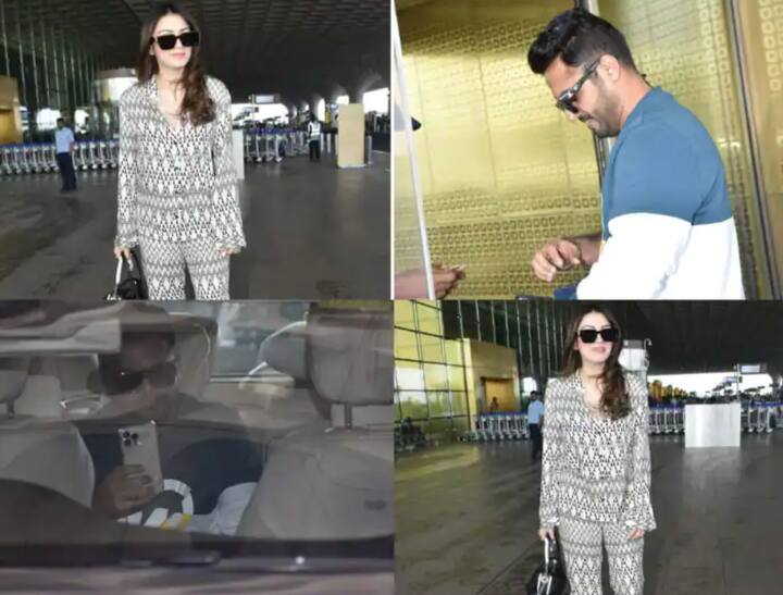 Hansika Motwani At Airport: ਹੰਸਿਕਾ ਮੋਟਵਾਨੀ ਇਨ੍ਹੀਂ ਦਿਨੀਂ ਆਪਣੇ ਵਿਆਹ ਨੂੰ ਲੈ ਕੇ ਚਰਚਾ 'ਚ ਬਣੀ ਹੋਈ ਹੈ। ਇਸ ਦੌਰਾਨ ਉਸ ਨੂੰ ਬੁਆਏਫਰੈਂਡ ਸੋਹੇਲ ਨਾਲ ਏਅਰਪੋਰਟ 'ਤੇ ਦੇਖਿਆ ਗਿਆ।