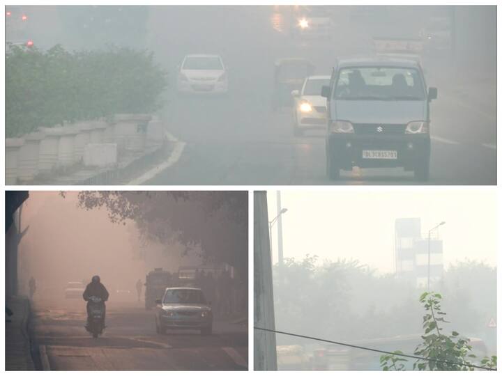 Smog blankets Delhi as air quality slips to severe category early morning in the capital.