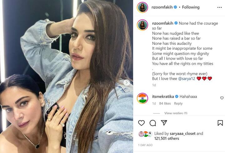 इस तस्वीर की वजह से कोई उन्हें ‘लेस्बियन’ तो कोई उन्हें बेशर्म तक कह रहा है. सोशल मीडिया पर दोनों को खूब ट्रोल किया जा रहा है.