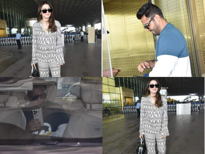 Hansika Motwani At Airport: हंसिका मोटवानी इन दिनों अपनी शादी को लेकर चर्चा में बनी हुई हैं. इसी बीच उन्हें बॉयफ्रेंड सोहेल के साथ एयरपोर्ट पर देखा गया.