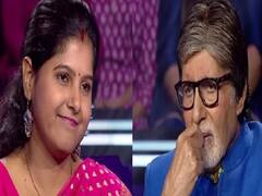 सहरसा की अंजली बैठी हॉट सीट पर, अमिताभ बच्चन को सुनाई ये दर्द भरी कविता