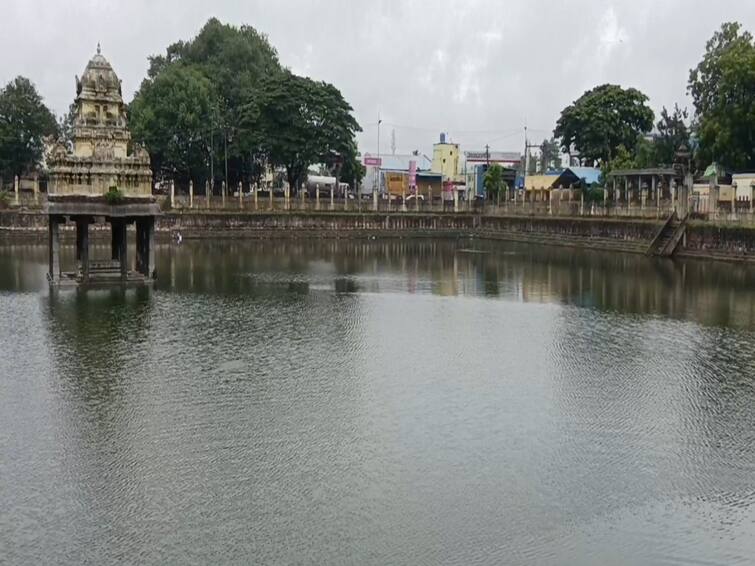 Rain: more than 20 ponds filled Kancheepuram Nagar area after heavy rains TNN காஞ்சிபுரம் நகரில் தொடர்மழை எதிரொலி -  20க்கும் மேற்பட்ட குளங்கள் நிரம்பியது