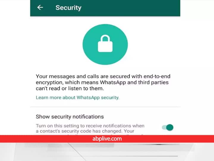 WhatsApp News: एंड्रॉइड, आईओएस और वेब पर ऐसे चालू करें वॉट्सऐप सुरक्षा कोड Steps to enable WhatsApp security code on Android iOS and web WhatsApp News: एंड्रॉइड, आईओएस और वेब पर ऐसे चालू करें वॉट्सऐप सुरक्षा कोड