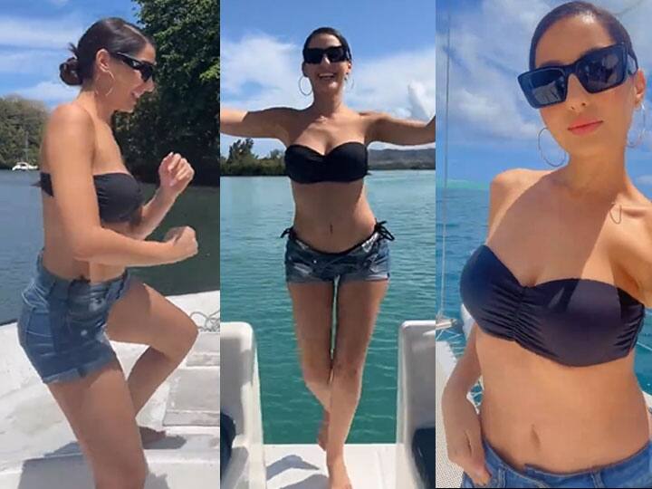 Video : नोरा फतेही ने याट पर किया जबरदस्त डांस, वायरल वीडियो में देखिए एक्ट्रेस के किलर मूव्स Nora Fatehi dances fiercely on hollywood song, video goes viral Video : नोरा फतेही ने याट पर किया जबरदस्त डांस, वायरल वीडियो में देखिए एक्ट्रेस के किलर मूव्स