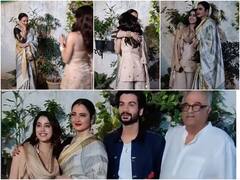 'मिली' की स्क्रीनिंग पर जाह्नवी कपूर को निहारती रहीं रेखा, गले लगाकर खूब किया प्यार