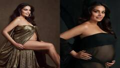 Bipasha Basu ਨੇ ਫ਼ਿਰ ਕਰਵਾਇਆ ਮੈਟਰਨਿਟੀ ਫੋਟੋਸ਼ੂਟ, ਗੋਲਡਨ ਡਰੈੱਸ 'ਚ ਫਲਾਂਟ ਕੀਤਾ ਬੇਬੀ ਬੰਪ