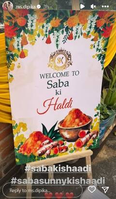 हल्दी फंक्शन में ननद सबा पर प्यार लुटाती नजर आईं Dipika Kakar, शोएब ने भी ‘प्यारी बहन’ संग शेयर की फोटोज