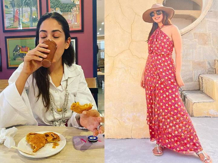 Mira Rajput Jaipur Vacation Photos: मीरा राजपूत इन दिनों पति शाहिद कपूर के बिना जयपुर में छुट्टियां मना रही हैं. घूमने-फिरने के साथ मीरा यहां के लोकल फूड का भी जमकर लुत्फ उठा रही हैं.