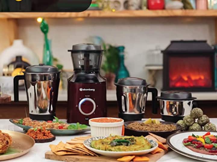 Amazon Deal: ये हैं 5 In 1 मिक्सर ग्राइंडर जो किचन में एक साथ कर देगा आपके सारे काम Amazon Deal On Mixer Grinder Best Mixer Grinder For Spices Atomberg Bosch Mixer Grinder With Chopper Amazon Deal: ये हैं 5 In 1 मिक्सर ग्राइंडर जो किचन में एक साथ कर देगा आपके सारे काम