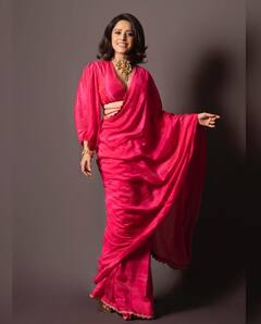 PHOTO: तू है गुलाबी...गुलाबी ये कहर; भन्नाट लूकमध्ये दिसली नुसरत भरुचा!