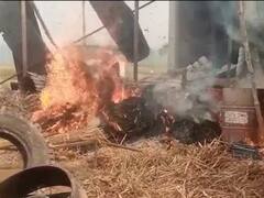 प्रतापगढ़ में अवैध कब्जा हटाने गई पुलिस टीम पर पथराव और आगजनी, 4 गिरफ्तार