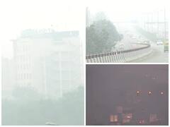 Delhi Wakes Up To Another Haze Shrouded Morning Amid 'Severe' Air Quality — IN PICS