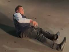 कोरबा में बस के सामने लेटते नजर आए पूर्व गृहमंत्री के बेटे, स्टैंड पर जमकर हंगामा