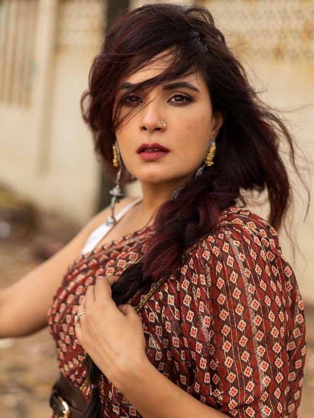 Richa Chadha Wears A Beautiful Printed Saree