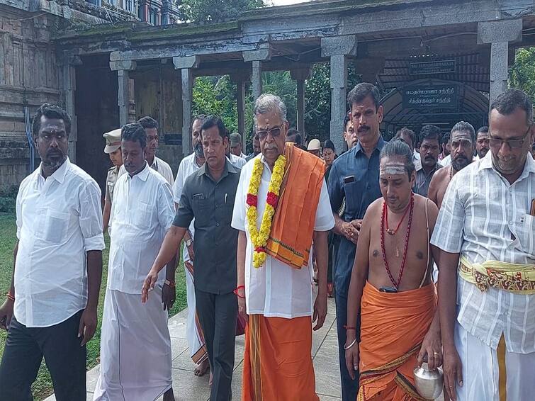 manipur governor ganeshan temple visit mayiladuthurai Governor ila Ganesan : 