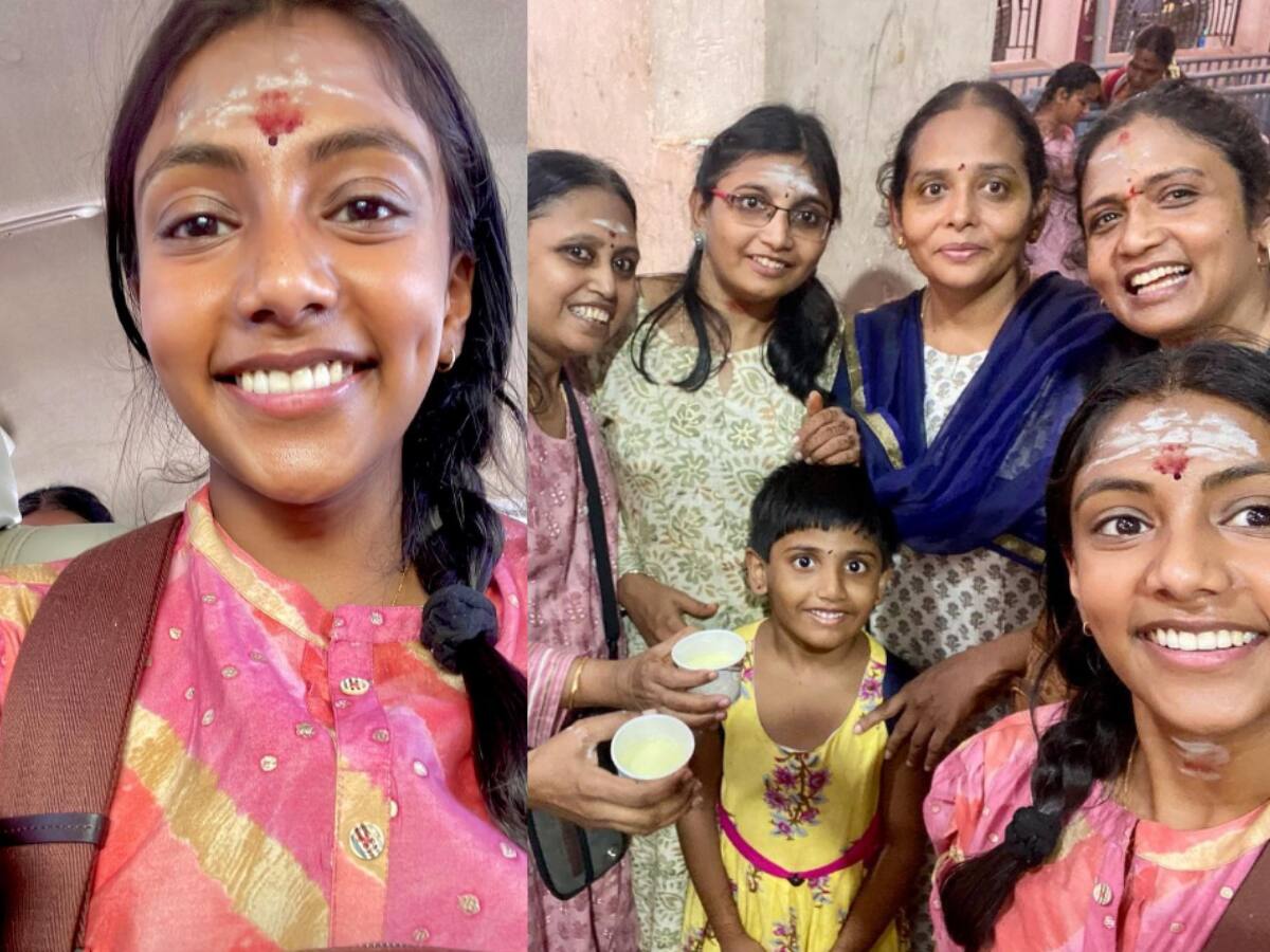 Bridgerton Actress Charithra Chandran Visits Thanjavur Temple, See Pics From Her India Trip