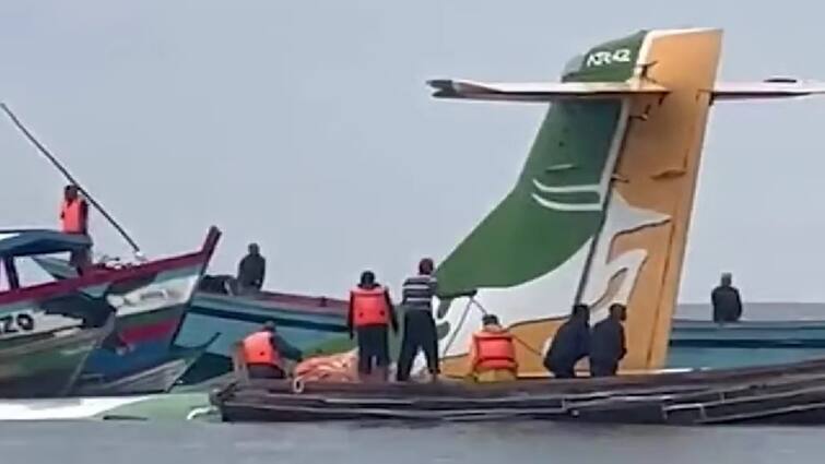 Plane Crashes In Tanzanias Lake Victoria Many Rescued 26 Still Missing Tanjania Plane Crash: તાંઝાનિયામાં આવેલ વિક્ટોરીયા તળાવમાં વિમાન તૂટી પડ્યું, 26 લોકો લાપતા, જુઓ વીડિયો