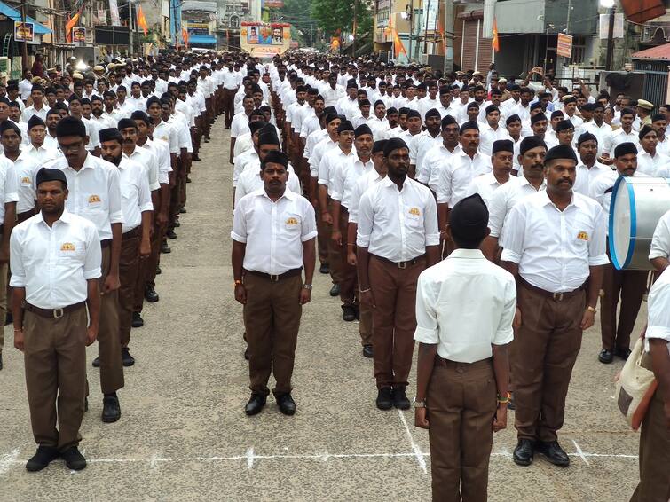 RSS rally event happened in Cuddalore TNN கடலூரில் நடந்த ஆர்எஸ்எஸ் பேரணியில் 750 பேர் பங்கேற்பு