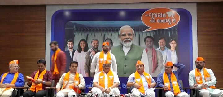 Gujarat Election 2022: BJP state president C R Patil   launched the BJP's new election slogan Gujarat Election 2022: ‘આ ગુજરાત મેં બનાવ્યું છે’ના સૂત્ર અને નારા સાથે ભાજપ કરશે ચૂંટણી પ્રચાર