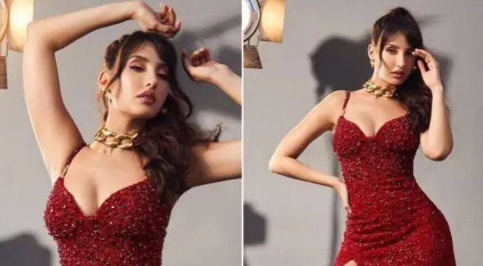 Nora Fatehi Pics: ਨੋਰਾ ਫਤੇਹੀ ਆਪਣੇ ਇੰਸਟਾਗ੍ਰਾਮ ਪ੍ਰੋਫਾਈਲ 'ਤੇ ਆਪਣੀ ਫੈਸ਼ਨ ਡਾਇਰੀ ਤੋਂ ਸਨਿੱਪਟ ਸ਼ੇਅਰ ਕਰਦੀ ਰਹਿੰਦੀ ਹੈ। ਭਾਵੇਂ ਇਹ ਗਾਊਨ ਹੋਵੇ ਜਾਂ ਸਾੜ੍ਹੀ, ਨੋਰਾ ਕਿਸੇ ਵੀ ਪਹਿਰਾਵੇ ਨੂੰ ਨਿਖਾਰ ਸਕਦੀ ਹੈ।