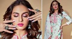 Huma Qureshi: ਹੁਮਾ ਕੁਰੈਸ਼ੀ ਨੇ ਫਲੋਰਲ ਪ੍ਰਿੰਟਿਡ ਸੂਟ 'ਚ ਮਚਾਈ ਤਬਾਹੀ, ਦੇਸੀ ਲੁੱਕ 'ਚ ਆਈ ਨਜ਼ਰ