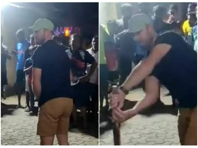 RCB AB de Villiers Spotted Playing Street Cricket In Mumbai. Video Goes Viral Watch: AB de Villiers Spotted Playing Street Cricket In Mumbai. Video Goes Viral