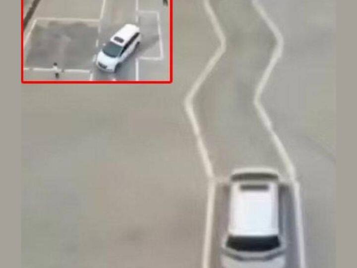 china driving test video goes viral on social media trending viral video marathi news Viral Video : चीनमध्ये ड्रायव्हिंग चाचणी इतकी अवघड? व्हिडीओ पाहिल्यानंतर लोकांना फुटला घाम!