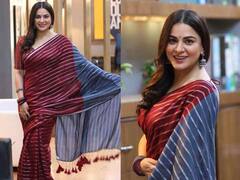 Shraddha Arya Photos : लाल साड़ी पहने प्रीता ने दिखाया सादगी भरा अंदाज, श्रद्धा आर्य की खूबसूरत तस्वीरों पर फैंस हुए फिदा