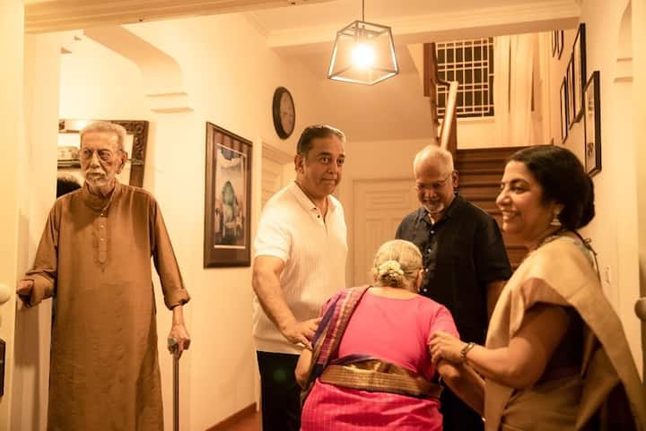 తన పుట్టినరోజు వేడుకలను ఫ్యామిలీతో కలిసి సెలబ్రేట్ చేసుకున్నారు కమల్. (Photo Courtesy: Suhasini Maniratnam Instagram)