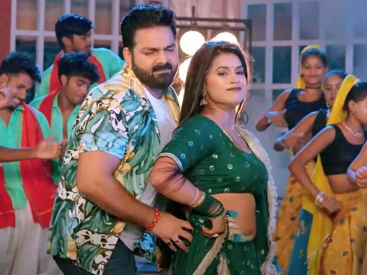 Power Star Pawan Singh Dimpal Singh And Anupama Yadav Hari Hari Odhani Bhojpuri Song Dimpal 