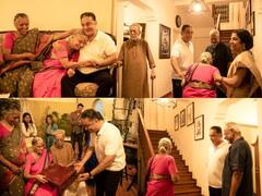 HBD Kamal Haasan: அம்மாவை வணங்காது உயிரில்லையே..பிறந்தநாளன்று தாயிடம் ஆசி பெற்ற உலக நாயகன்!