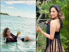 रेड बिकिनी पहने बीच समंदर एंजॉय करती नजर आईं Madalsa Sharma..., होश उड़ा देगा 'काव्या' का ये ग्लैमरस अवतार