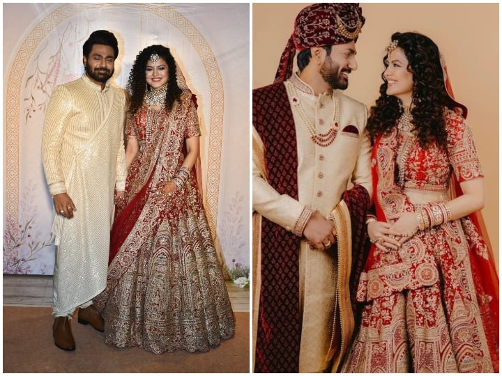 Palak Muchhal Mithoon Wedding: सिंगर पलक मुच्छल रविवार को म्यूजिक कंपोजर मिथुन शर्मा के साथ शादी के बंधन में बंध गई. इस जोड़े ने मुंबई में सात फेरे लिए.