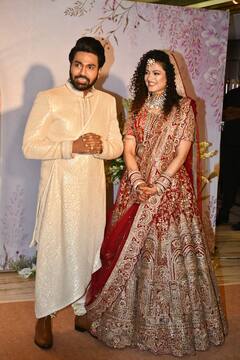 Palak Muchha Wedding Reception: मिथुन संग शादी के बंधन में बंधीं सिंगर पलक मुच्छल, देखें रिसेप्शन की खूबसूरत फोटोज