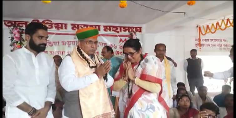 North 24 Paragana : Central Minister assures aabout CAA before Panchayat election at Thakurnagar CAA Promise : পঞ্চায়েত ভোটের আগে মতুয়াদের বার্ষিক মহাসম্মেলনে এসে নাগরিকত্ব-আশ্বস্ত কেন্দ্রীয় মন্ত্রীর