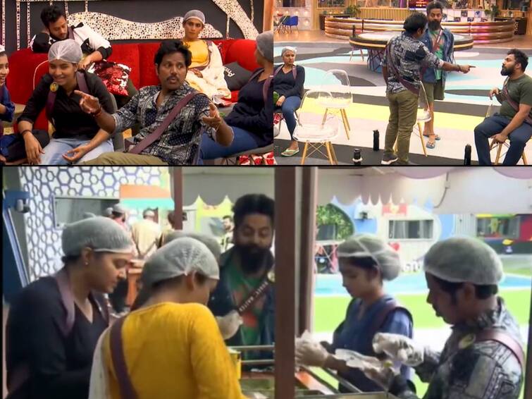 Bigg Boss 6 Tamil day 30 promo released sweet stall task is in full swing Bigg Boss 6 Tamil : இந்த ரணகளத்திலும் உனக்கு குதூகலம் கேக்குதா..என்ன ராபர்ட் மாஸ்டர் இதெல்லாம்..!