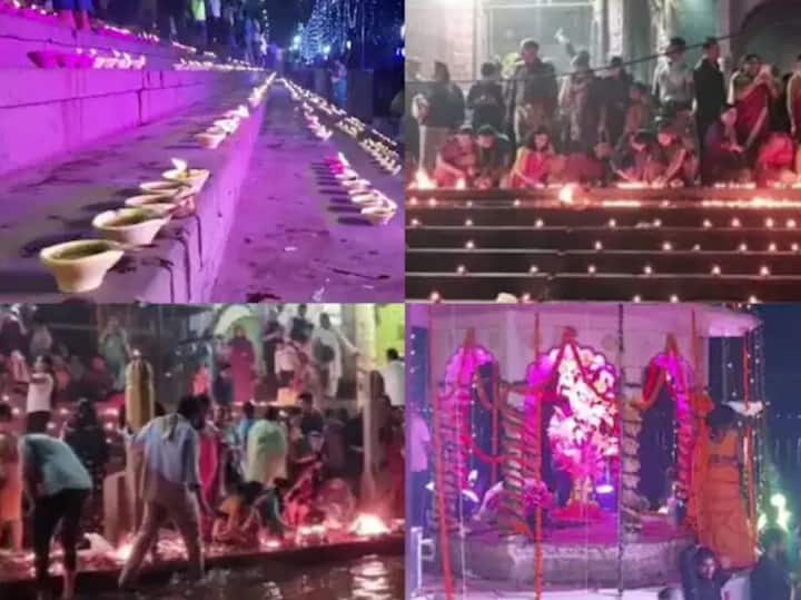 જિલ્લા વહીવટીતંત્રના જણાવ્યા અનુસાર, રાજ્યની યોગી આદિત્યનાથની આગેવાનીવાળી સરકાર દ્વારા ગંગાના કિનારે 84 ઘાટો પર 10 લાખ દીવાઓ પ્રગટાવવામાં આવ્યા હતા.