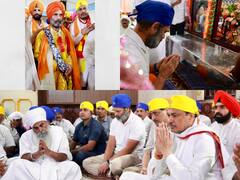 Rahul Gandhi Dons Traditional Outfit, Turban For Guru Nanak Jayanti - SEE PICS